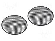 Loudspeaker grille; 15"; 2pcs. 4CARMEDIA