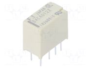 Relay: electromagnetic; DPDT; Ucoil: 12VDC; 2A; 0.3A/125VAC; FTR-B4 FCL Components