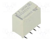 Relay: electromagnetic; DPDT; Ucoil: 24VDC; 2A; 0.3A/125VAC; SMT FUJITSU