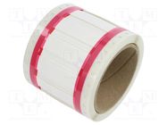 Heat shrink markers; 50mm; white; AM6310,T208M,T312M TE Connectivity