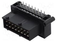 Connector: automotive; socket; male; JPT; PIN: 16; on PCBs; black TE Connectivity