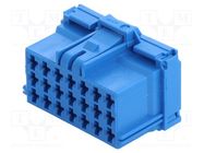 Connector: automotive; MCP 2.8; female; plug; for cable; PIN: 21 TE Connectivity