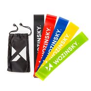 Wozinsky Set of 5x Fitness Yoga Resistance Bands (WRBS5-01), Wozinsky