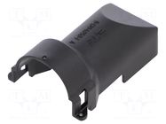 Cover; LEAVYSEAL,x-1534127-x; PIN: 21; black TE Connectivity