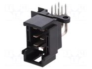 Connector: automotive; socket; male; MCP 2.8; JPT,MCP 2.8; PIN: 6 TE Connectivity