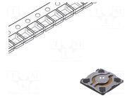 Microswitch TACT; SPST; Pos: 2; 0.02A/15VDC; SMT; 4.1x4.1x0.35mm PANASONIC