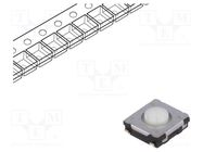 Microswitch TACT; SPST; Pos: 2; 0.02A/15VDC; SMT; none; 1.6N; 2.5mm PANASONIC