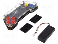Gamepad; micro: bit; Module robotics: extension DFROBOT
