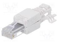 Plug; RJ45; Cat: 6a; unshielded; Layout: 8p8c; 5÷6.5mm; 22AWG÷24AWG LOGILINK