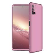 GKK 360 Protection Case Front and Back Case Full Body Cover Samsung Galaxy M51 pink, GKK