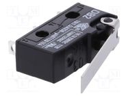 Microswitch SNAP ACTION; 10A/250VAC; 0.1A/80VDC; with lever ZF