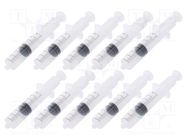 Syringe; 35ml; transparent; Luer Lock; polypropylene; 10pcs. FISNAR