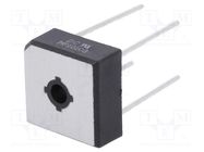 Bridge rectifier: single-phase; Urmax: 1kV; If: 10A; Ifsm: 240A DC COMPONENTS