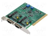 Communication card; PCI,PCI Express,RS232/RS422/RS485 x2 ADVANTECH