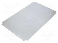 Mounting plate; steel; Plating: zinc RITTAL