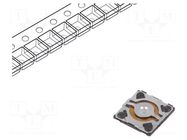 Microswitch TACT; SPST; Pos: 2; 0.02A/15VDC; SMT; 4.1x4.1x0.35mm PANASONIC