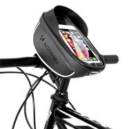 Wozinsky bike handlebar bag with phone case 1l black (WBB16BK), Wozinsky