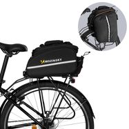 Wozinsky roomy bike carrier bag 35L (rain cover included) black (WBB19BK), Wozinsky