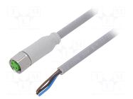 Cable: for sensors/automation; M8; PIN: 3; straight; 5m; plug; 60VDC MURRELEKTRONIK