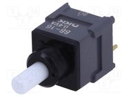 Switch: push-button; Pos: 2; SPDT; 0.01A/28VAC; 0.01A/28VDC; ON-ON NKK SWITCHES