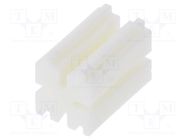 Spacer sleeve; LED; ØLED: 3mm; L: 8mm; natural; UL94V-2; W: 5mm DREMEC