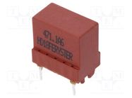 Inductor: wire; THT; 470uH; 1.6A; 80mΩ; 230VAC; 7.6x10.1mm; -20÷50% FERYSTER