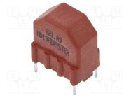Inductor: wire; THT; 680uH; 900mA; 80mΩ; 230VAC; 10x15mm; -20÷50% FERYSTER