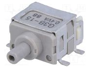 Switch: push-button; Pos: 2; SPDT; 0.01A/28VAC; 0.01A/28VDC; 500MΩ NKK SWITCHES