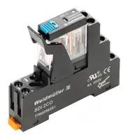 POWER RELAY, DPDT, 5A, 250V, DIN RAIL