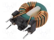 Inductor: wire; THT; 1mH; 900mA; 100mΩ; 230VAC; 4.5x10mm; -20÷50% FERYSTER