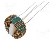 Inductor: wire; THT; 1mH; 900mA; 100mΩ; 230VAC; 14x5mm; -20÷50% FERYSTER