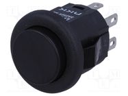 Switch: push-button; Pos: 2; DPDT; 3A/250VAC; 3A/30VDC; ON-(ON) NKK SWITCHES