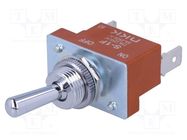 Switch: toggle; Pos: 2; SPST; ON-OFF; 15A/125VAC; S; -10÷70°C NKK SWITCHES