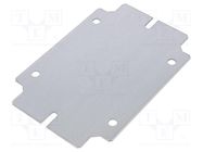 Mounting plate; steel; Plating: zinc RITTAL