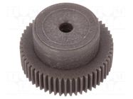 Spur gear; whell width: 16mm; Ø: 28.5mm; Number of teeth: 55; ZCL ELESA+GANTER