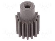 Spur gear; whell width: 25mm; Ø: 24mm; Number of teeth: 22; ZCL ELESA+GANTER