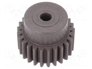 Spur gear; whell width: 30mm; Ø: 36mm; Number of teeth: 22; ZCL ELESA+GANTER