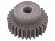 Spur gear; whell width: 35mm; Ø: 64mm; Number of teeth: 30; ZCL ELESA+GANTER