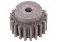 Spur gear; whell width: 45mm; Ø: 84mm; Number of teeth: 26; ZCL ELESA+GANTER