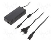 Power supply: switched-mode; 12VDC; 6A; Out: 5,5/2,1; 72W; 1.09m QOLTEC