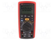Meter: insulation resistance; LCD; (6000); VAC: 600V; VDC: 600V UNI-T
