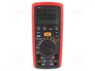 Meter: insulation resistance; LCD; (6000); VAC: 600V; VDC: 600V UNI-T