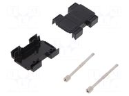 Enclosure for connectors: D-Sub adapters; straight ENCITECH