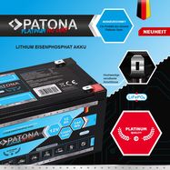 PATONA Platinum LiFePO4 Battery 12V 12Ah 144Wh 12.000mAh, PATONA