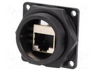 Connector: RJ45; coupler; DC; PIN: 8; Cat: 5e; shielded; 8p8c SWITCHCRAFT
