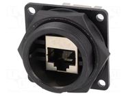 Connector: RJ45; socket; DC; PIN: 8; Cat: 5e; shielded; 8p8c; IDC SWITCHCRAFT
