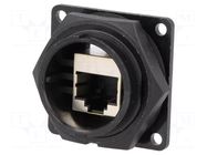 Connector: RJ45; coupler; DC; PIN: 8; Cat: 6; shielded; 8p8c; straight SWITCHCRAFT