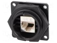 Connector: RJ45; socket; DC; PIN: 8; Cat: 6; shielded; 8p8c; IP67,IP68 SWITCHCRAFT