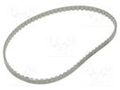 Timing belt; AT10; W: 10mm; H: 5mm; Lw: 730mm; Tooth height: 2.5mm OPTIBELT