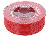 Filament: ASA; Ø: 1.75mm; red; 230÷240°C; 1kg; Table temp: 90÷100°C DEVIL DESIGN